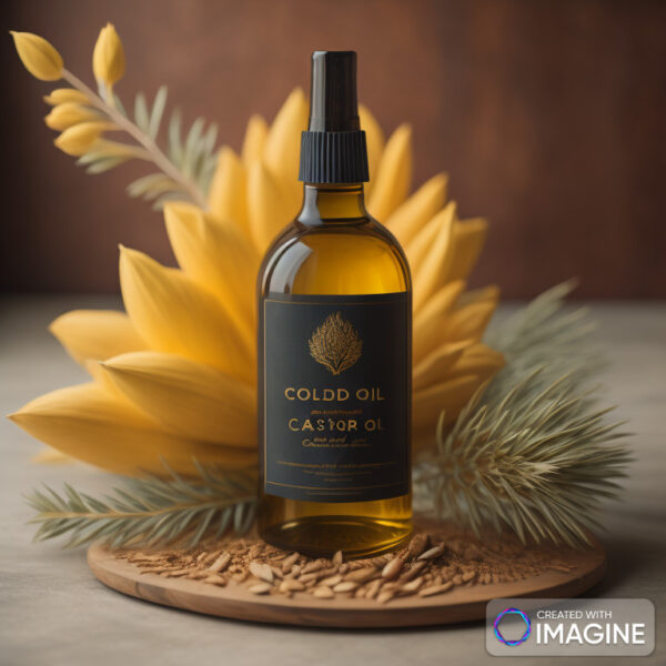 Cold pressed castor oil, organic