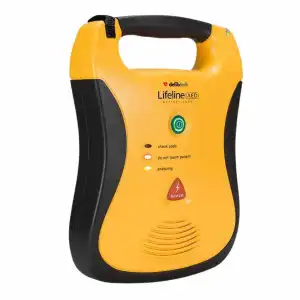 דפיברילטור אוטומטי דובר עברית Lifeline AED סוללה 7 שנים