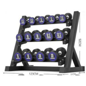 מעמד עם מסילה משקולות שלוש קומות 123*92*51