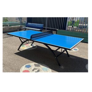 שולחן טניס חוץ קבוע 100886 עם פלטת אלומיניום תעופתי בלתי שבירה ומשקל 100 ק"ג מבית CITYSPORT אחריות 10 שנים לפלטה על שבר