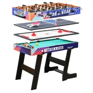שולחן משולב (4 משחקים בתוך 1) 250499 בגודל 107/53 ס"מ מבית CITYSPORT