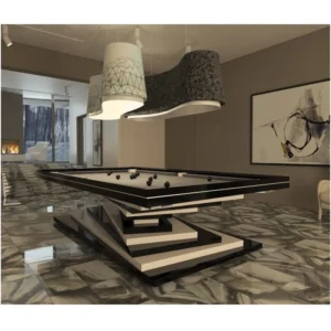 שולחן פול מקצועי 250530 בגודל 8 פיט ART DESIGN שחור מט