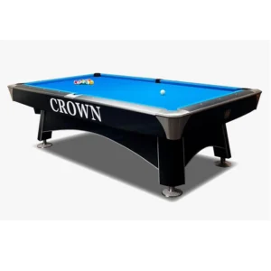 שולחן פול מקצועי 250537 בגודל 9 פיט CROWN צבע שחור אמריקן פול