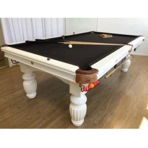 שולחן סנוקר 250538 בגודל 8 פיט בצבע לבן CROWN קראון