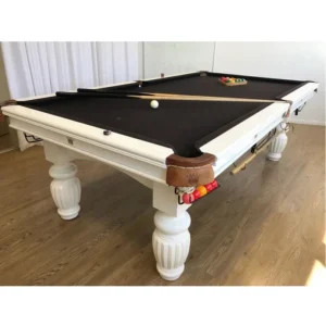 שולחן סנוקר מקצועי 250547 בגודל 9 פיט CROWN בצבע לבן