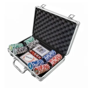 ערכת פוקר מקצועית 250630 עם 200 צ'יפים מחימר