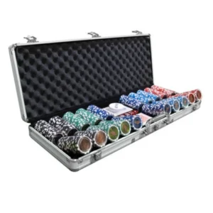 ערכת פוקר מקצועית 250632 עם 500 צ'יפים מחימר