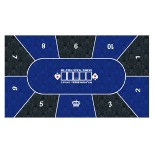 טופ גומי לפוקר מעוצב 250842 בצבע כחול