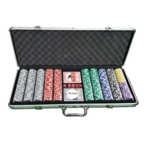 מזוודת פוקר מקצועית 250844 עם 500 ז'יטונים - 13.5 גרם