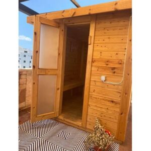 סאונה חוץ (1210) מרלון לבן אדם 1 מבית CITYSPORT