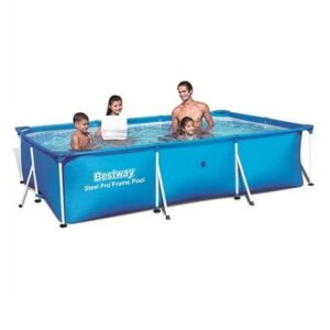 בריכת בסטוואי עמודים מלבנית 56404 בגודל 300/201/66 ס"מ מבית BESTWAY