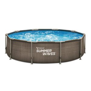 בריכת ראטן סאמר עגולה בגודל 305X76 ס"מ מבית SUMMER WAVES