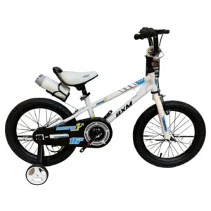 אופניים לילדים פריסטייל 242196 בגודל 16 אינץ' עם גלגלי עזר לגילאי 4-5