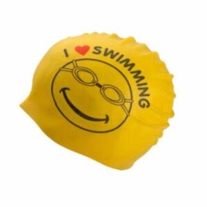 כובע לשחיה I LOVE Swimming