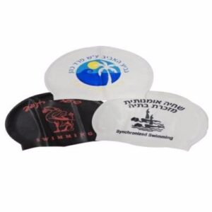 כובעי שחייה מודפסים לאירועים וקבוצות