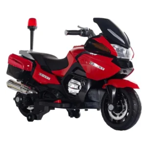 אופנוע ממונה 24V לילדים 242809 חזק, צבע אדום