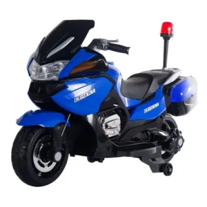 אופנוע ממונה 24V לילדים 242813 חזק, צבע כחול