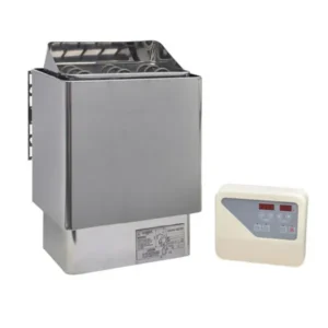 תנור לסאונה יבשה 250142 עם פיקוד חיצוני 9KW MUSTANG