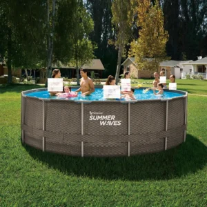 בריכת ראטן עגולה 250971 בקוטר 488/122 ס"מ Summer Waves