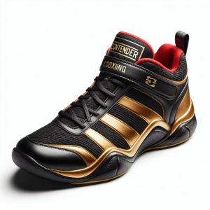 נעלי איגרוף 251066 Contender Boxing Shoes מבית VENUM שחור/זהב/אדום