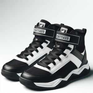 נעלי איגרוף 251064 Contender Boxing Shoes מבית VENUM שחור/לבן