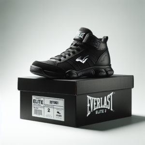 נעלי אגרוף מקצועיות 251061 Everlast Elite 2 Boxing Shoes – צבע שחור
