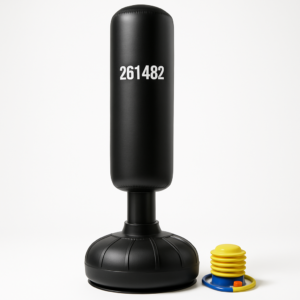 שק איגרוף מתנפח 261482 עם בסיס איזון לרצפה ומשאבת אוויר מבית CITYSPORT