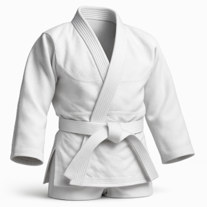 חליפת ג'ודו לבנה מקצועית 251168 משקל 350 גרם מבית DEADO