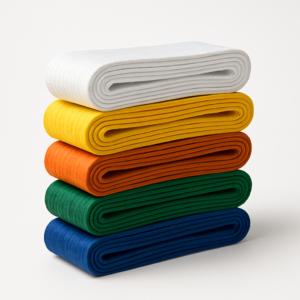 חגורות ג`ודו/קראטה 251134 באורך 310-240 ס”מ בצבעים שונים לבחירה