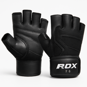 כפפות חדר כושר מקצועיות 250806 RDX L7 Weight Lifting Leather Gym Gloves