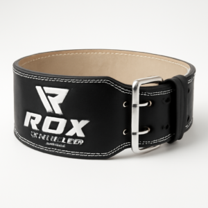 חגורת כושר מעור 4 אינץ' 250786 RDX 4 Inch Leather Weightlifting Gym Belt